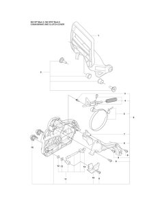 Chain Brake, Clutch Cover Assembly