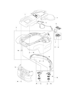Cover Assembly for Automower 550H