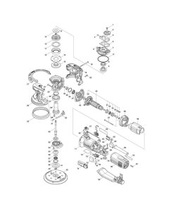 Makita BO6050 Sander Assembly