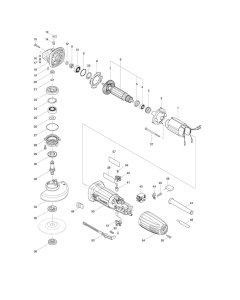 Makita GA4030R Assembly