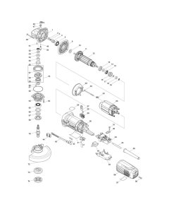 Makita GA5040C Assembly