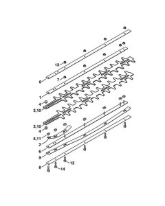 Blade Assembly for Stihl HL 0 - 90