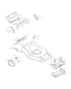 Deck Assembly for Makita LM001C