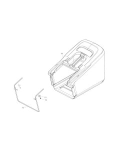 Grass Catcher for Makita LM430D