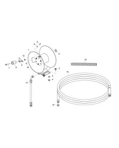 Hose Reel Assembly for Belle