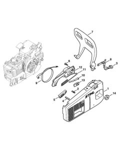 Chain Sprocket Cover for Stihl MC 200