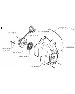 Starter Assembly for Husqvarna