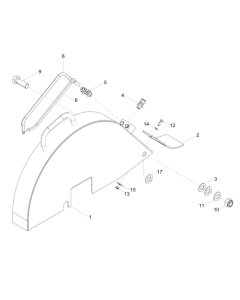 Saw Guard for Wacker BFS 1350
