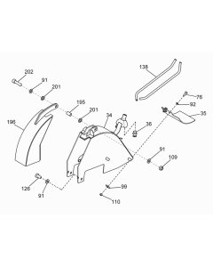 Saw Guard for Wacker BFS 614