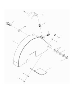 Saw Guard for Wacker BFS 935
