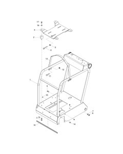 Frame Assembly for Wacker BFS 940