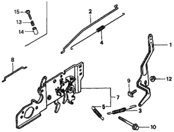 Control for Honda HRG536C - SDF Lawn Mower