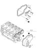 Timing Cover Assembly for Hatz 2L40 Diesel Engine