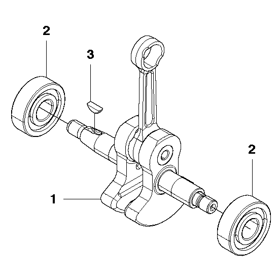 Crankshaft Assembly for Husqvarna 236R Brushcutters