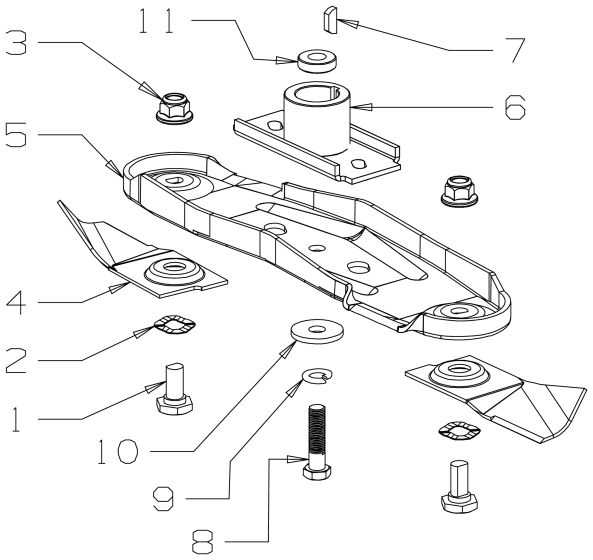 Blade Assembly for Masport 500AL