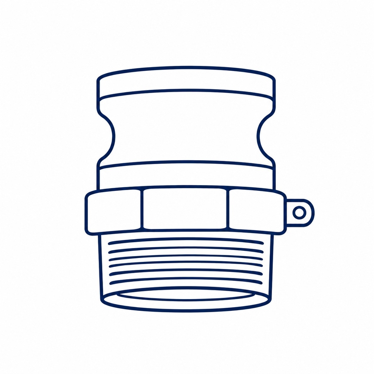 Type F camlock coupling