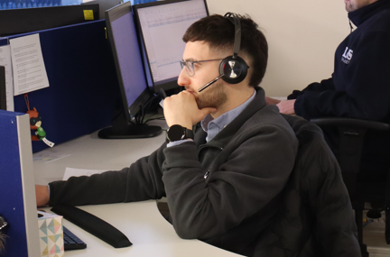 Our customer service and sales team