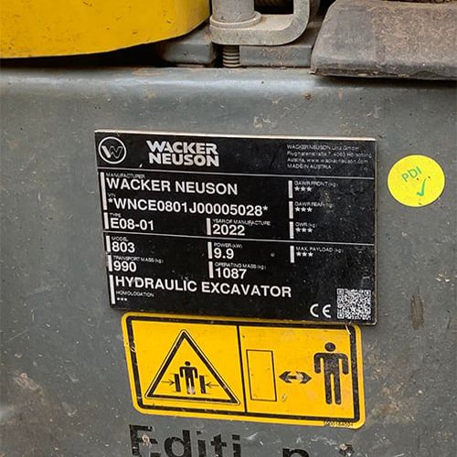 Data plate